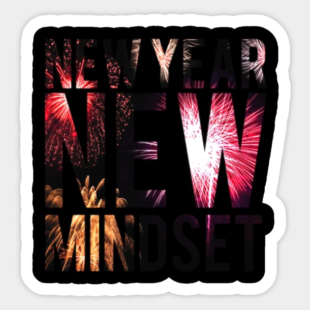 NEW YEAR, NEW MINDSET Sticker by Lehjun Shop